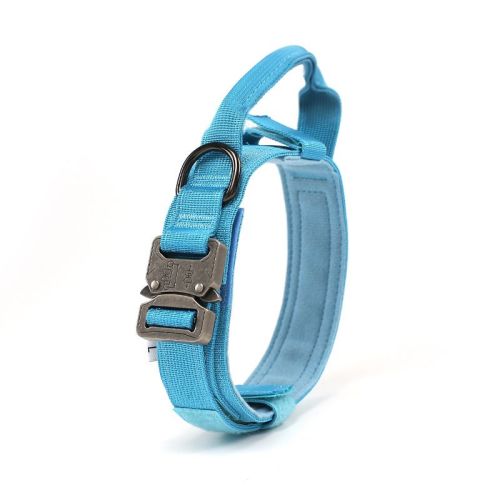 Tactical Dog Collar Military Dog Collar Adjustable Nylon Dog Collar Heavy Duty Metal Buckle with Handle for Dog Training Tactical Dog Collar Military Dog Collar Adjustable Nylon Dog Collar Heavy Duty Metal Buckle with Handle for Dog Training